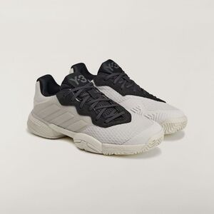 Adidas Barricade K Y-3 JS4880 Beige Black Women's Size 4.5 Gs 3y New With Tags